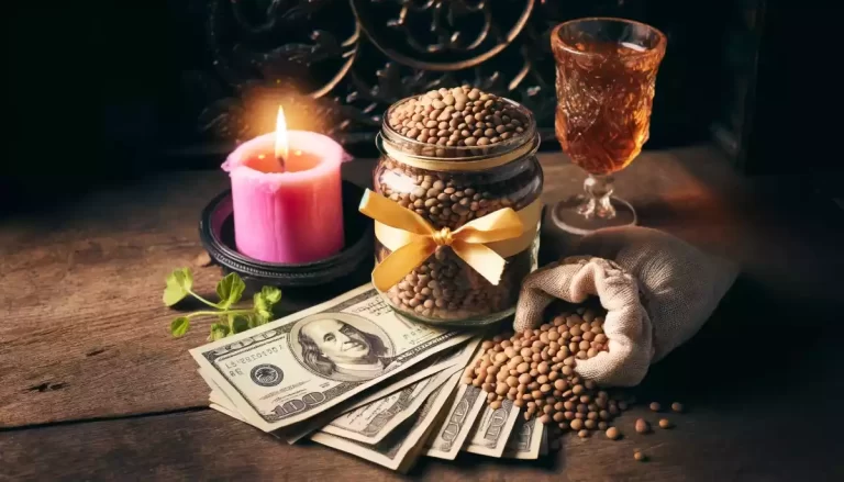 DINERO LENTEJAS AMOR